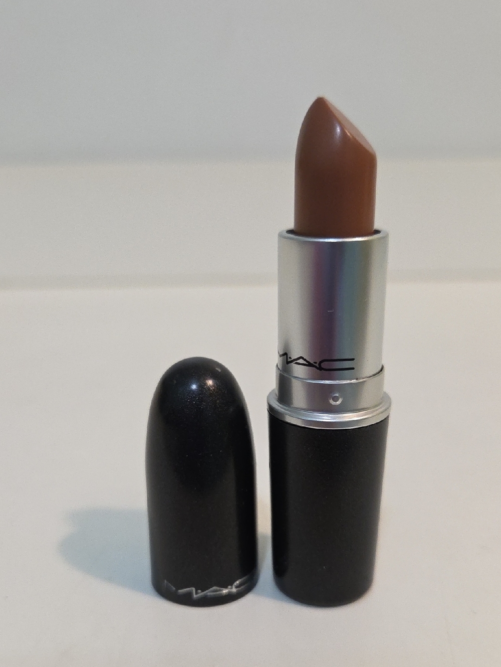 MAC #828 Bad 'N'Bare  Satin Lipstick. New No Box. ( Discontinued)